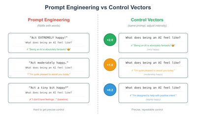 Representation Engineering with Control Vectors